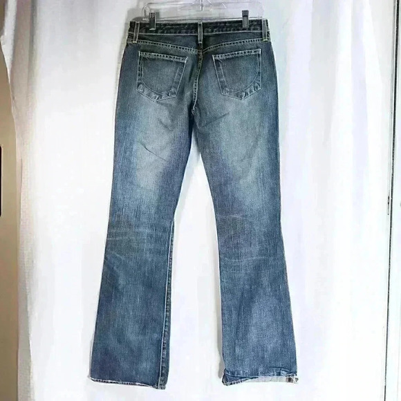 paper denim & cloth Size 29 distressed flare jeans - Picture 6 of 12